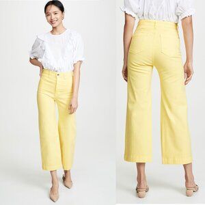 Veronica Beard Sunny Yellow Wide Leg Pants